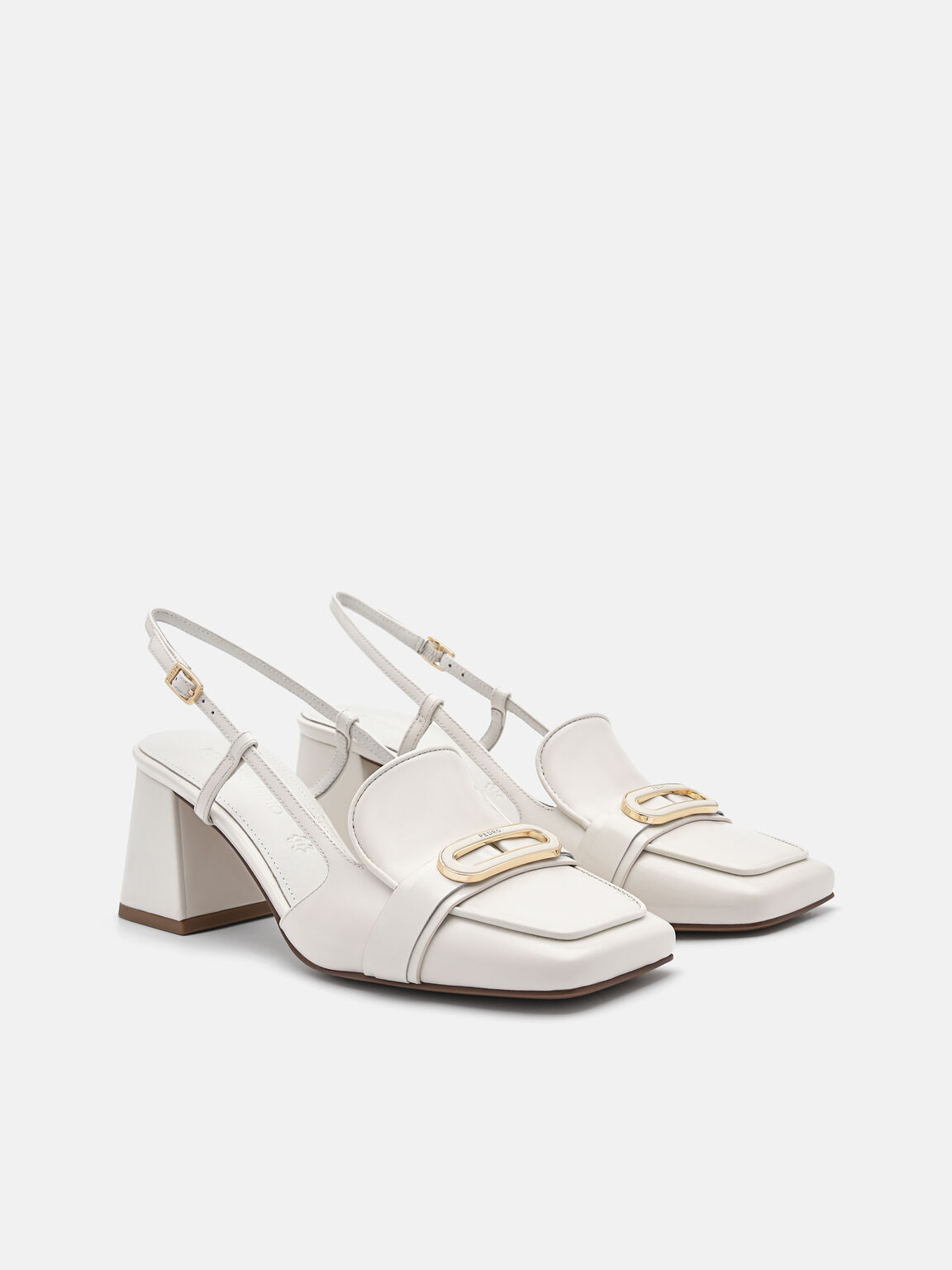 PEDRO Studio Leather Heel Pumps, 