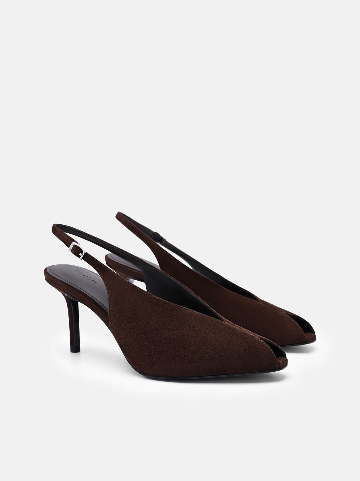 Sylvie Suede Slingback Heel Pumps, , hi-res