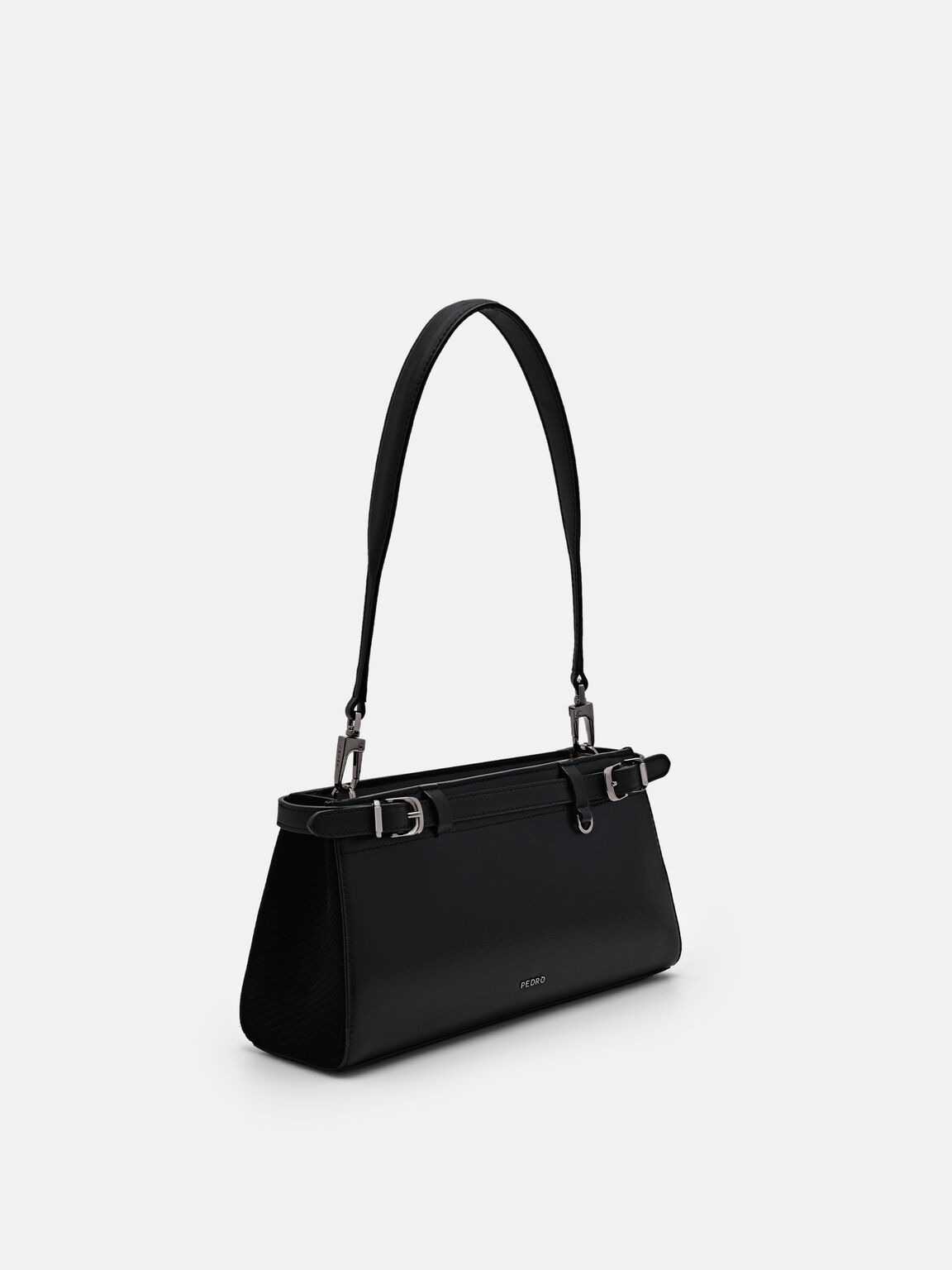 PEDRO Studio Phoebe Leather Shoulder Bag, Black