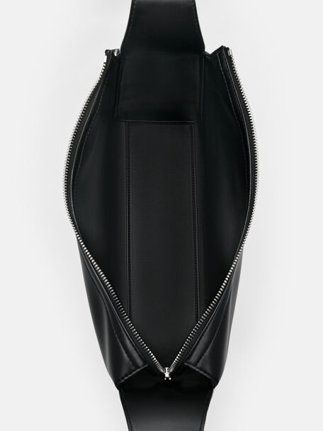 PEDRO Icon Leather Heel Sandals, Black