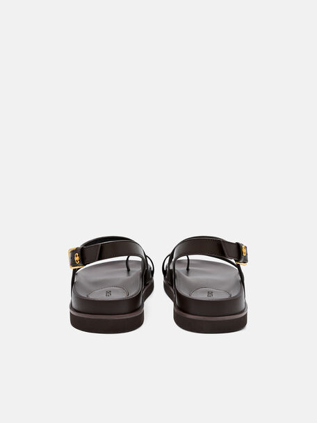 Sandal Bakcstrap Kulit, , hi-res