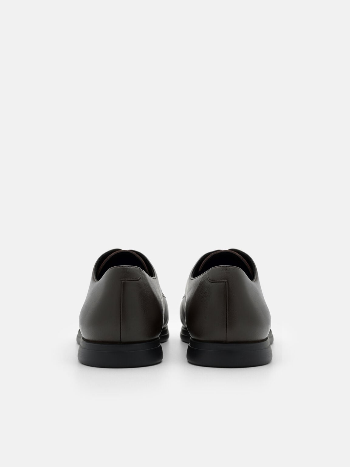 Burnished Leather Derby Shoes, , hi-res