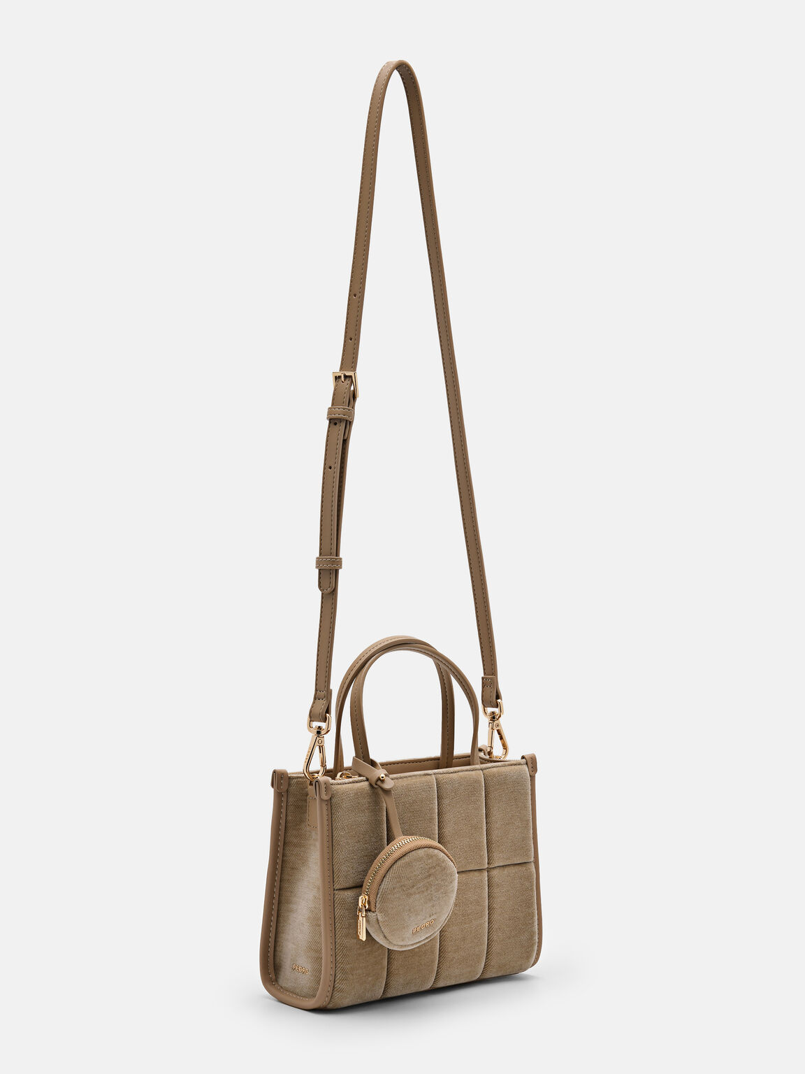 Mini Corduroy Quilted Handbag, 