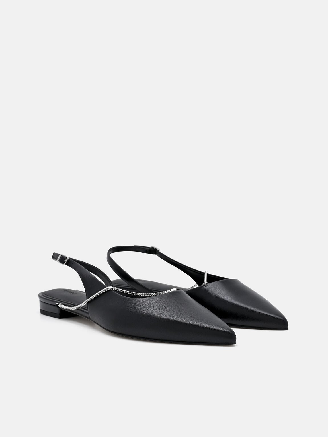 Marland Flat Ballerina Kulit, 