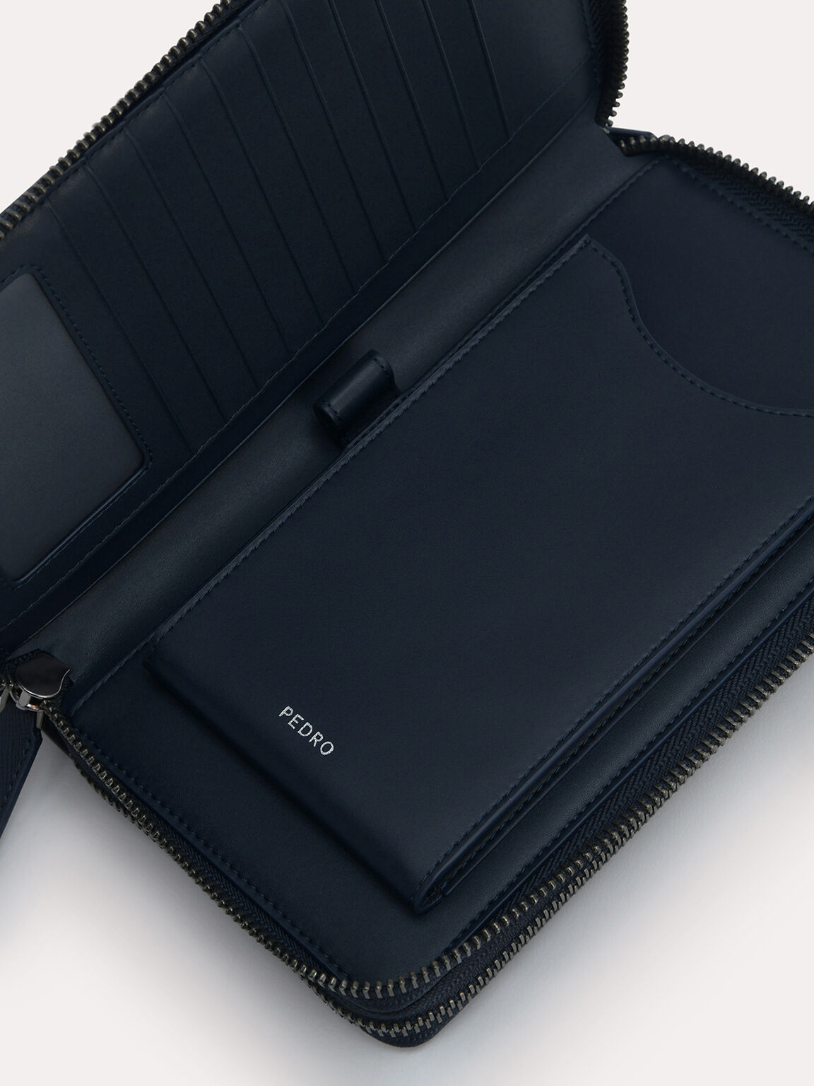 Dompet Perjalanan Kulit Bertekstur, 