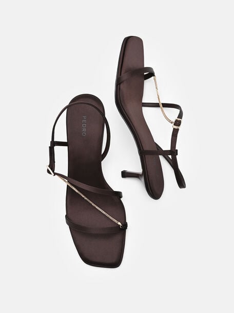 Marland Satin Heel Sandals, 