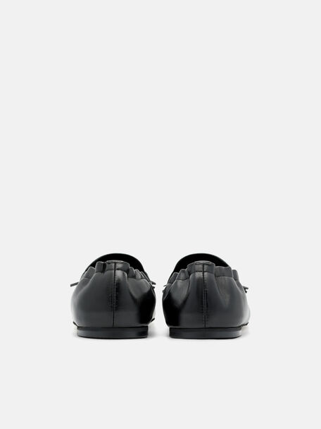 Leather Tassel Loafers, , hi-res