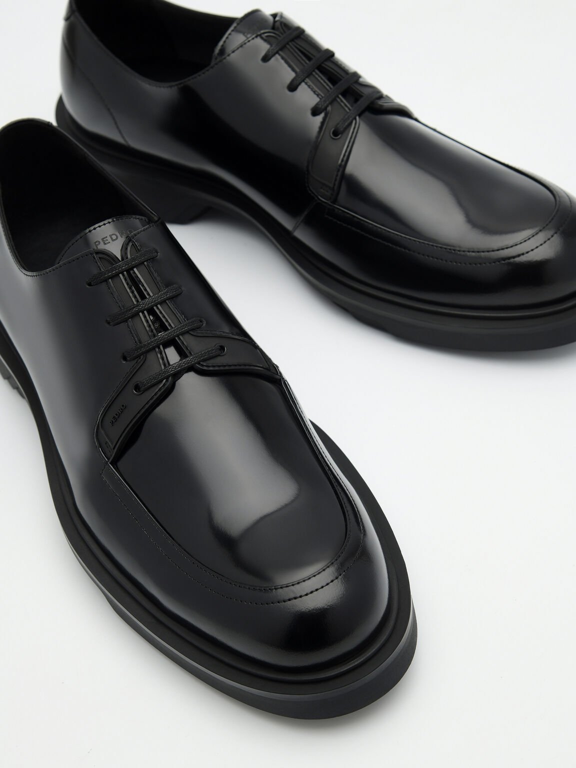 Loop Leather Derby Shoes, 
