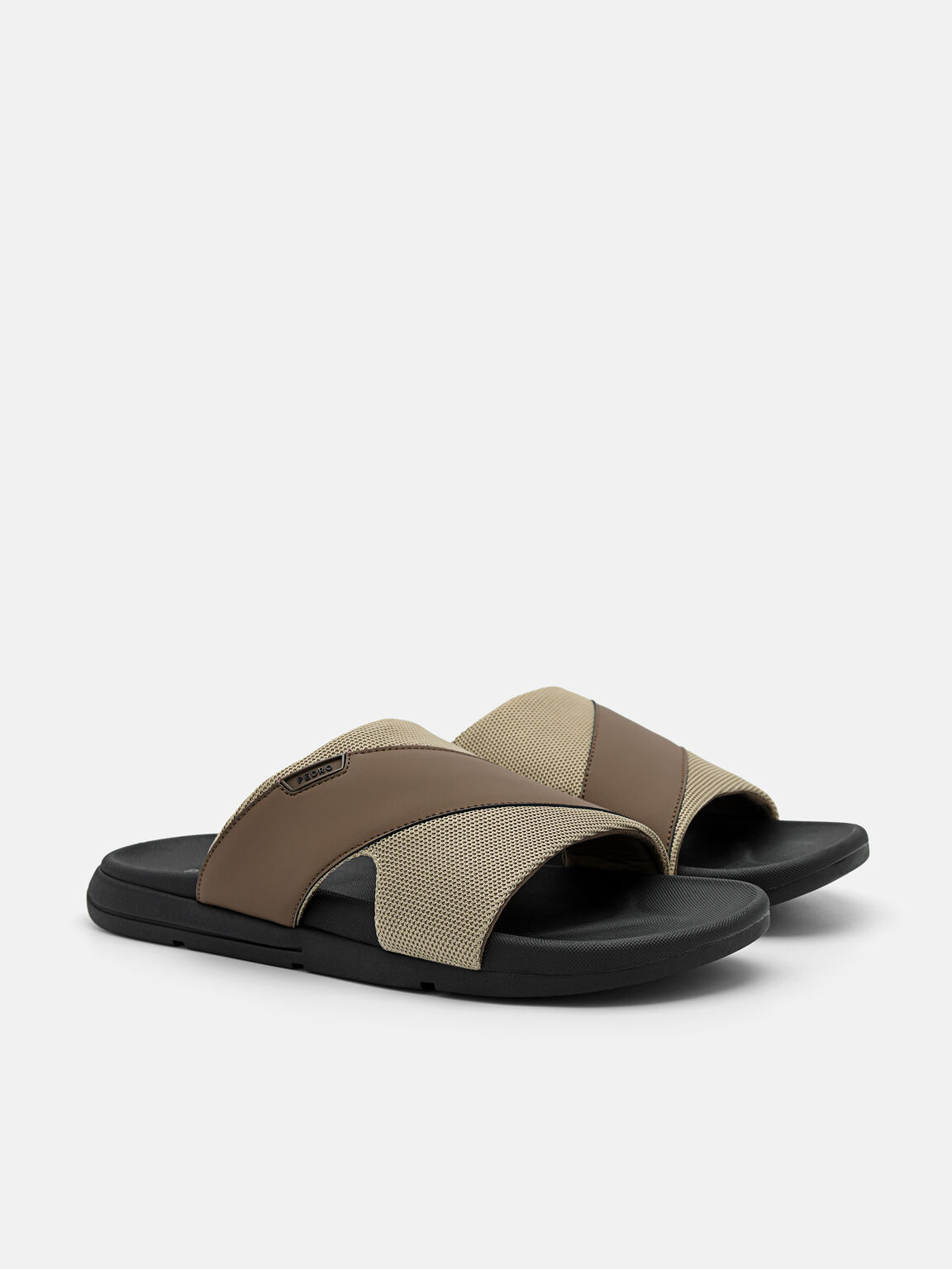 Mesh Slide Sandals, 