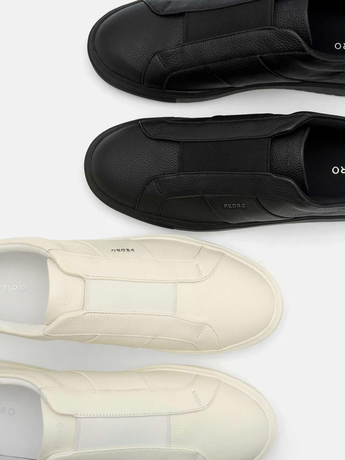 Leather Court Sneakers, , hi-res