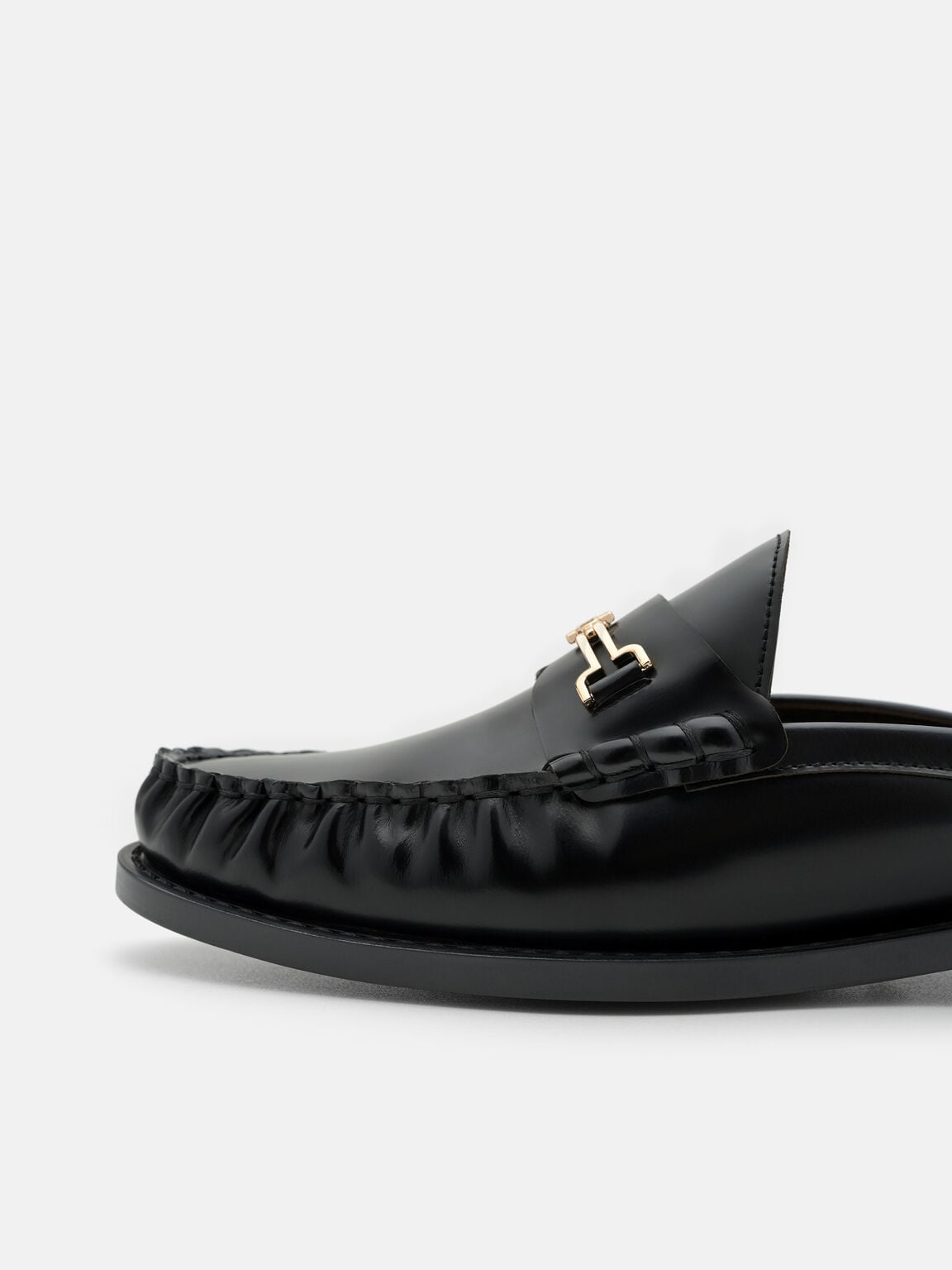 Alistair Leather Penny Mules, , hi-res