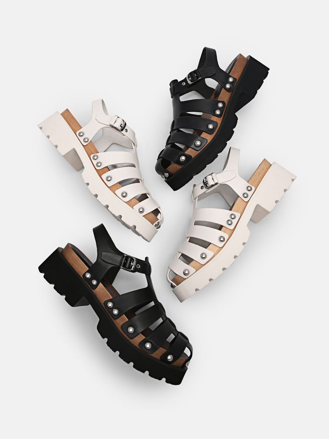Alia Studded Clogs, 