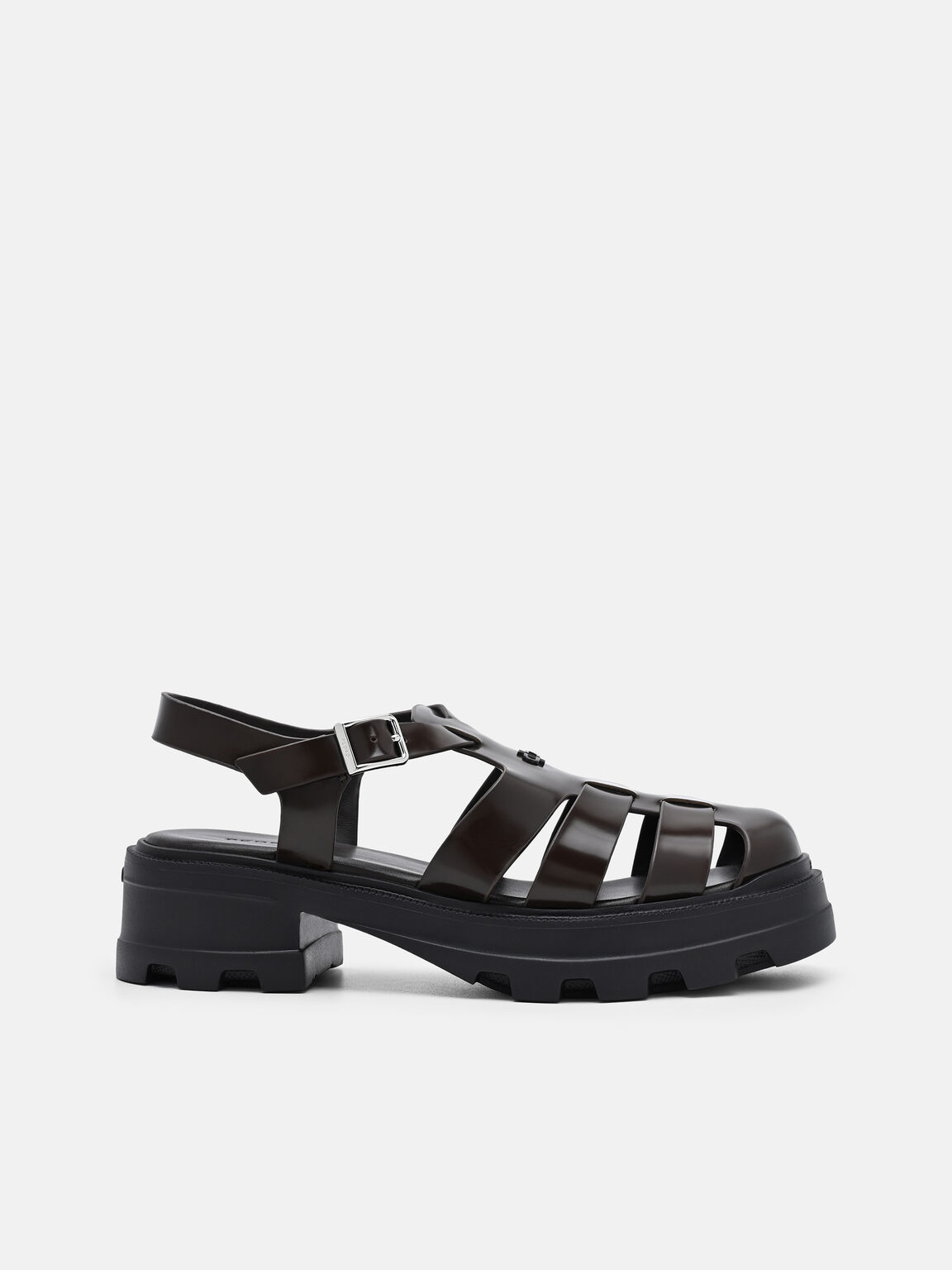 Sandal Berbingkai Kulit Verlin, , hi-res