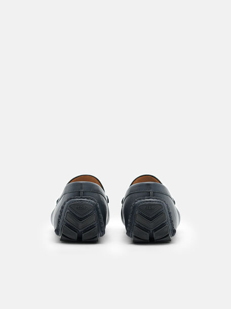 PEDRO Icon Leather Heel Sandals, Black
