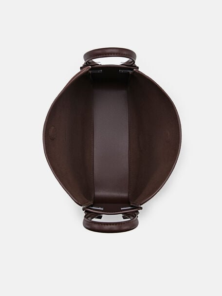 PEDRO Icon Leather Heel Sandals, Black