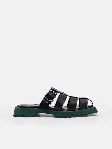 Grapnel Chunky Mule, Black, hi-res