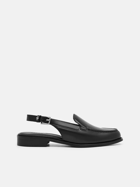 Remy Leather Backstrap Mules, 
