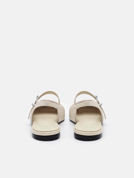 Sepatu Flat Ballerina Kulit Gabrielle, , hi-res