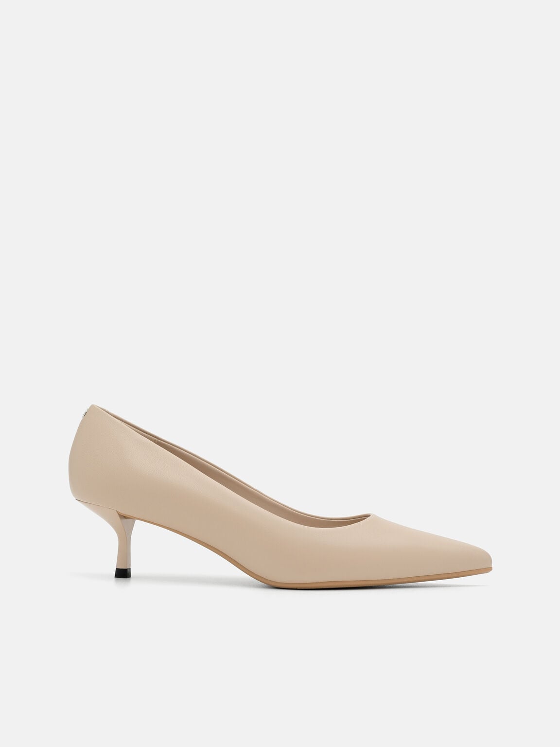 Quinn Leather Heel Pumps, , hi-res