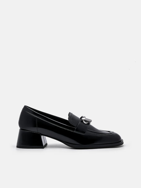 Sepatu Pantofel Tumit Kulit Brie, 