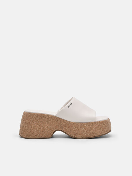 Elsa Wedge Slides, Chalk, hi-res