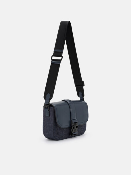 Tex Leather Crossbody Bag, , hi-res