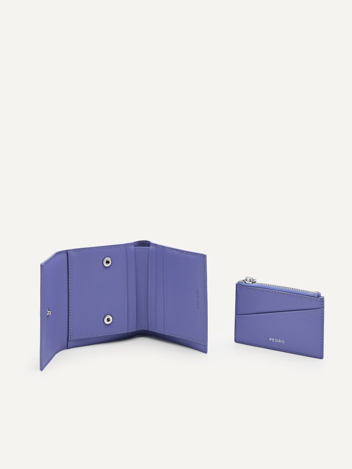 Dompet Tri-Lipat Kulit dalam Pixel, , hi-res