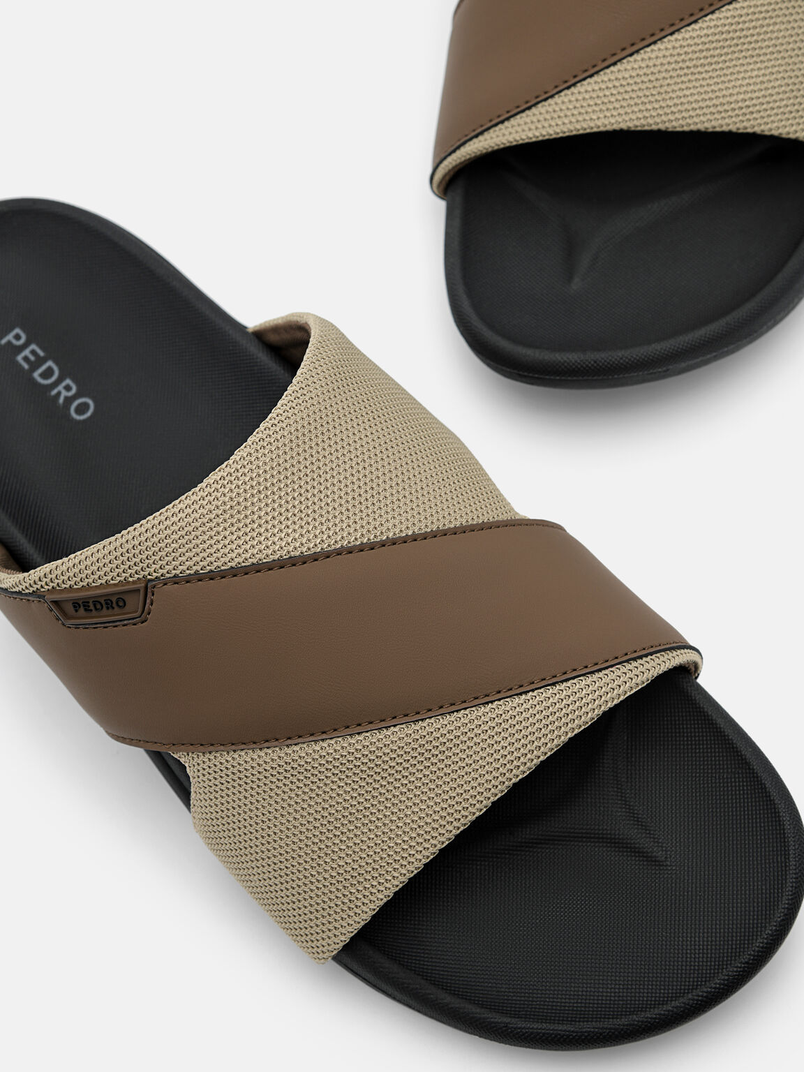 Mesh Slide Sandals, 
