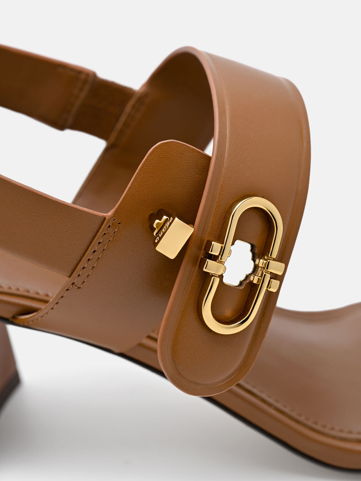 Sienna Leather Heel Sandals, , hi-res