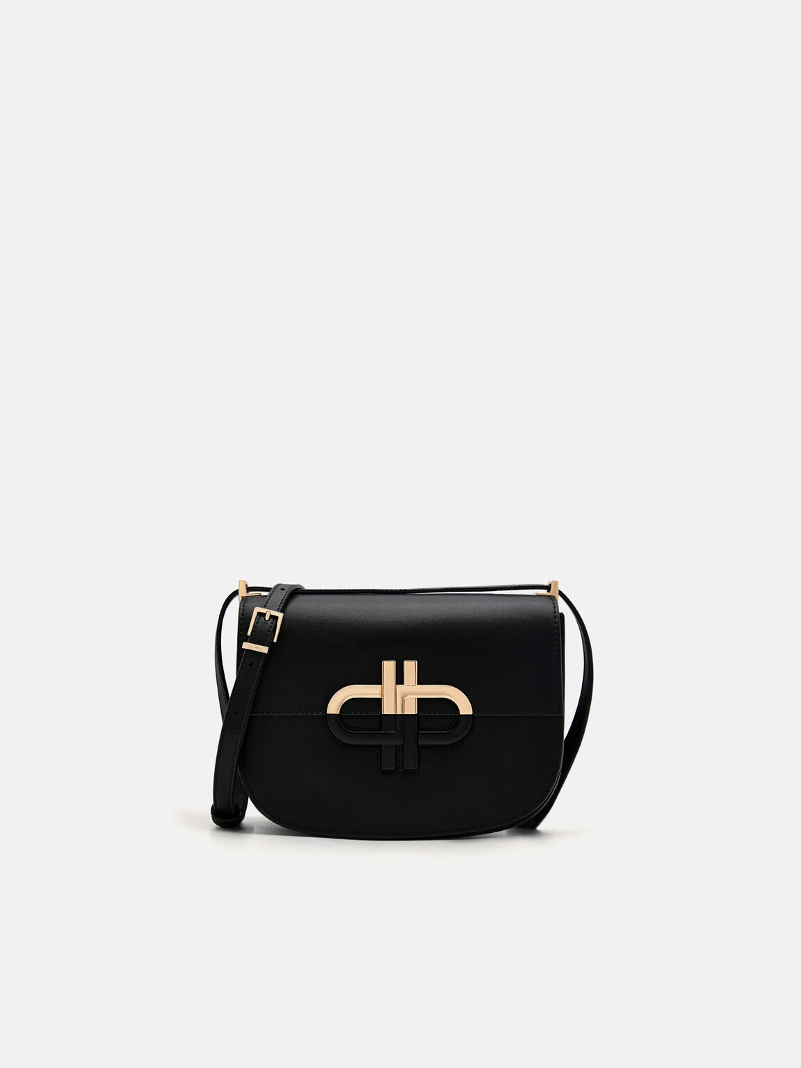 Tas Bahu Kulit Ikon PEDRO, Black