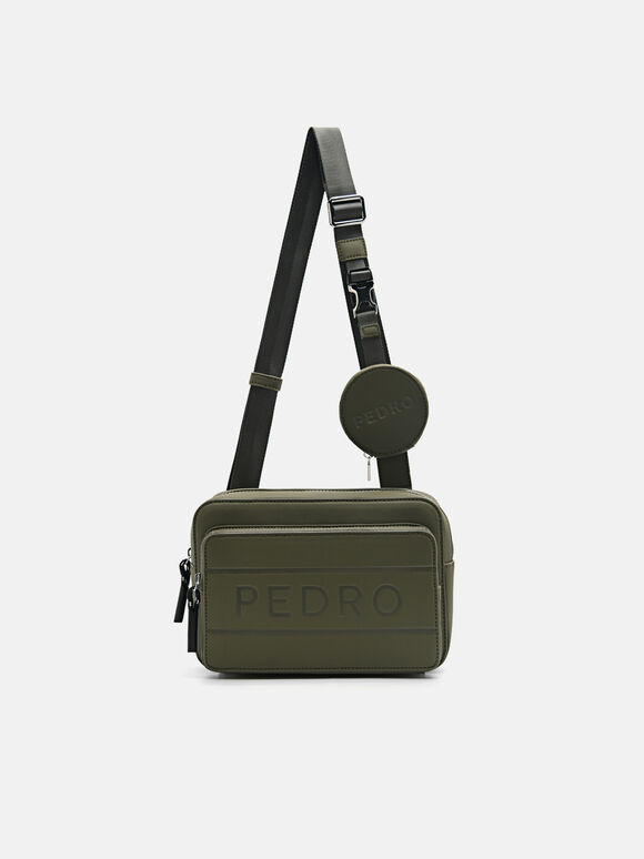 Tas Selempang Kasual Flynn, Military Green