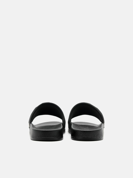 PEDRO Icon Leather Heel Sandals, Black