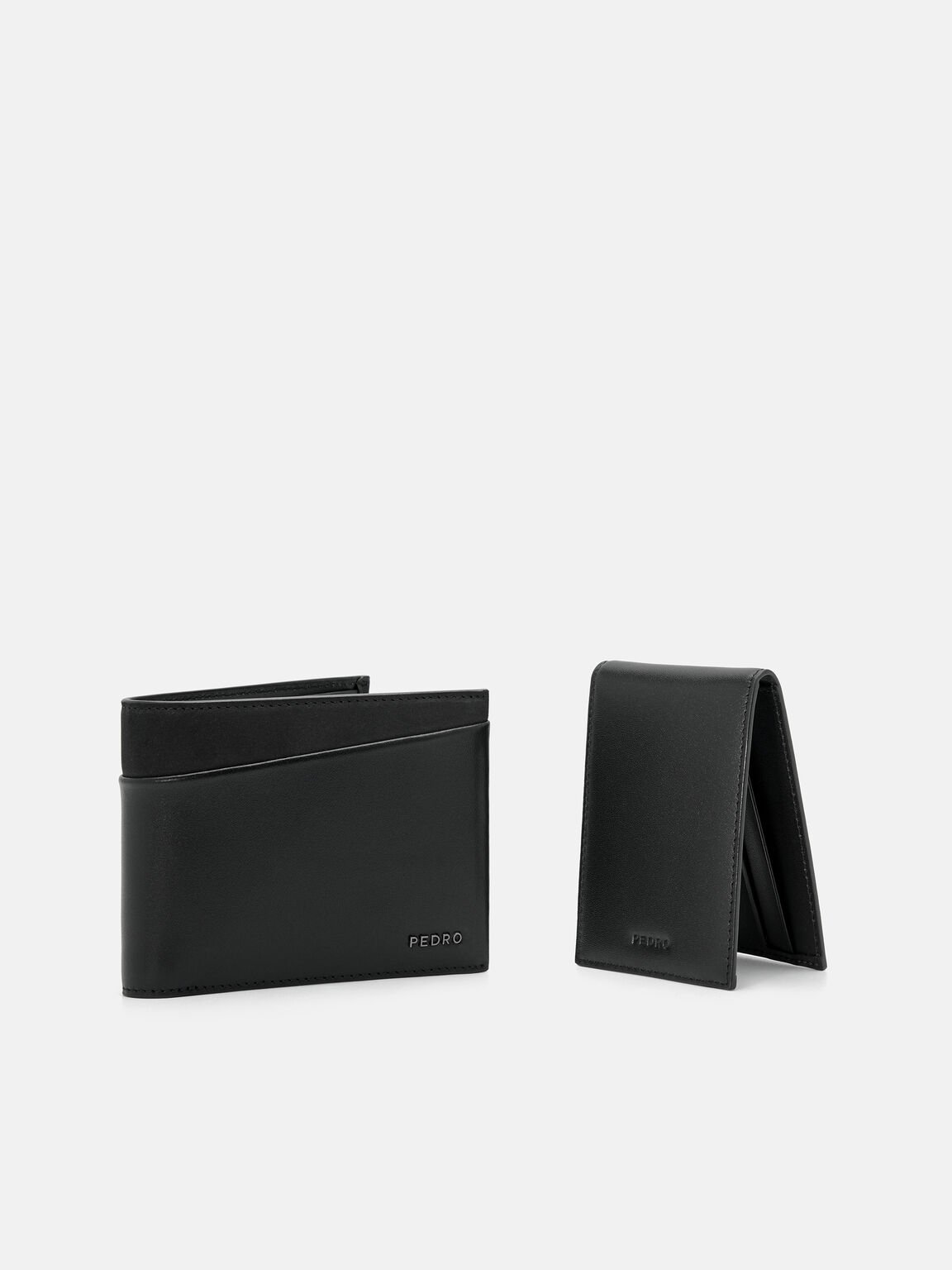 Nubuck Leather Bi-Fold Wallet with Insert, 