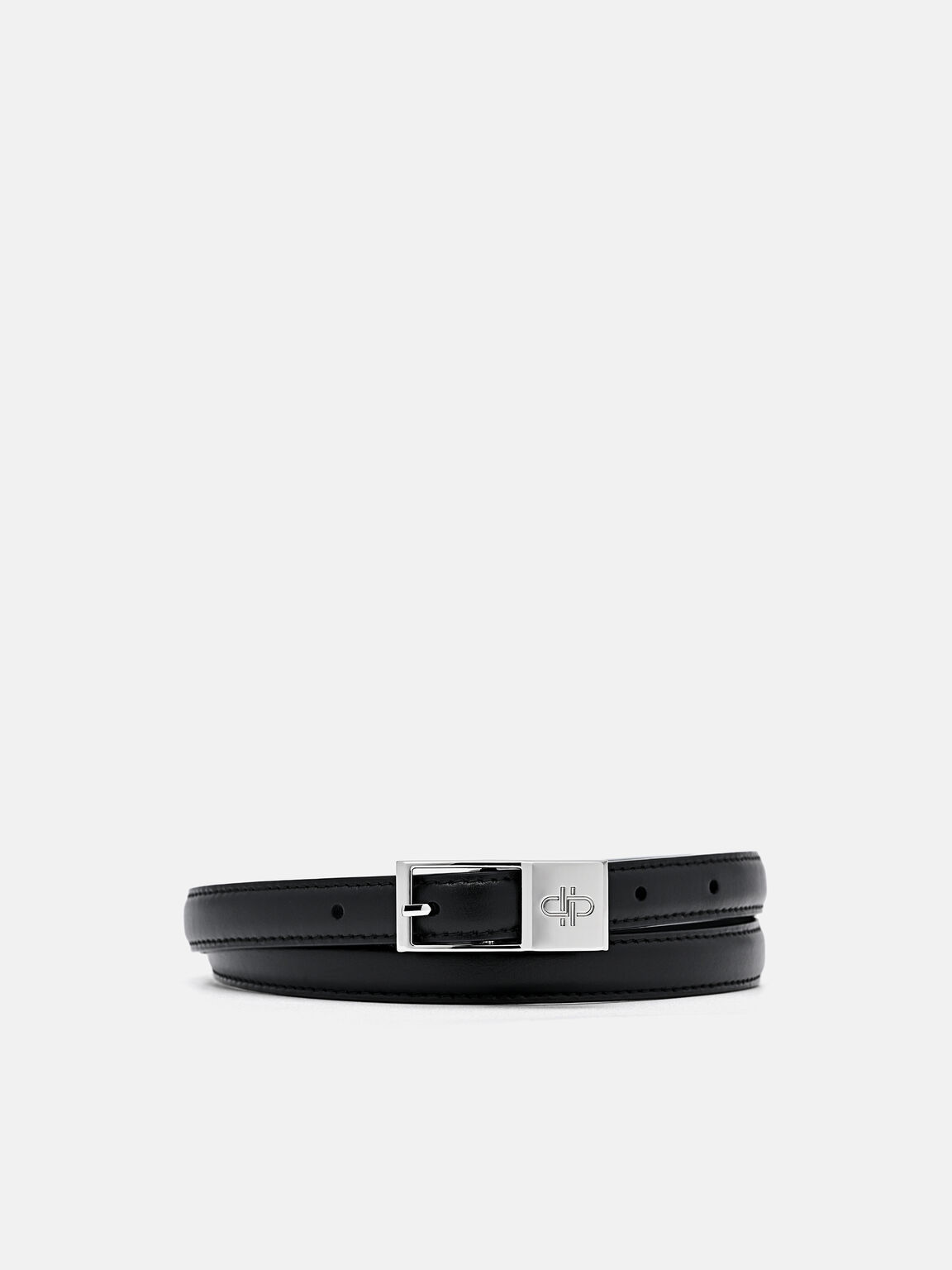 Leather Pin Belt, , hi-res