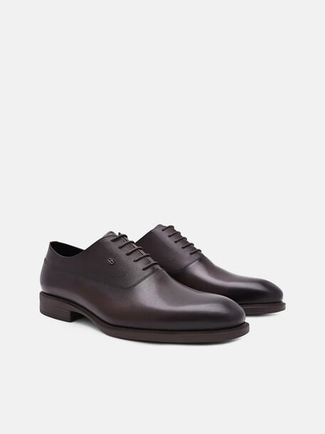 Altitude Burnished Leather Oxford Shoes, , hi-res