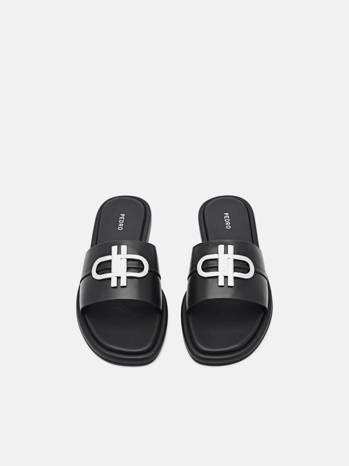 PEDRO Icon Leather Slide Sandals, 