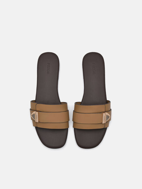 PEDRO Icon Leather Heel Sandals, Black PEDRO Icon Leather Heel Sandals, Black