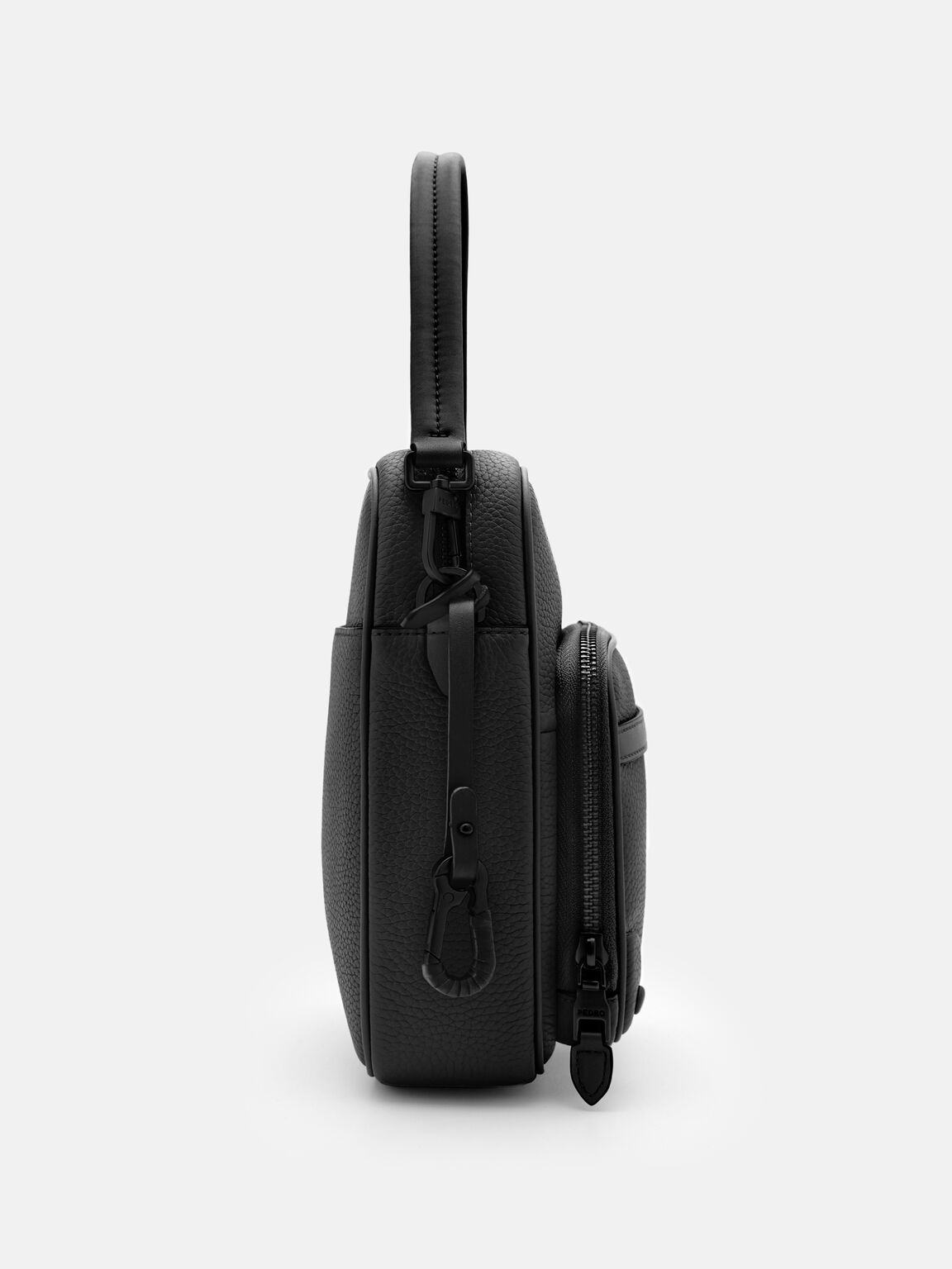 Patrice Tumbled Leather Crossbody Bag, 