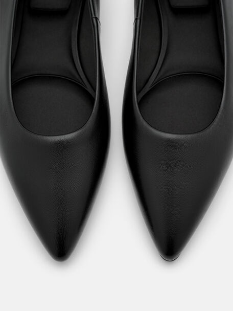 Sepatu Flat Kulit Quinn, , hi-res