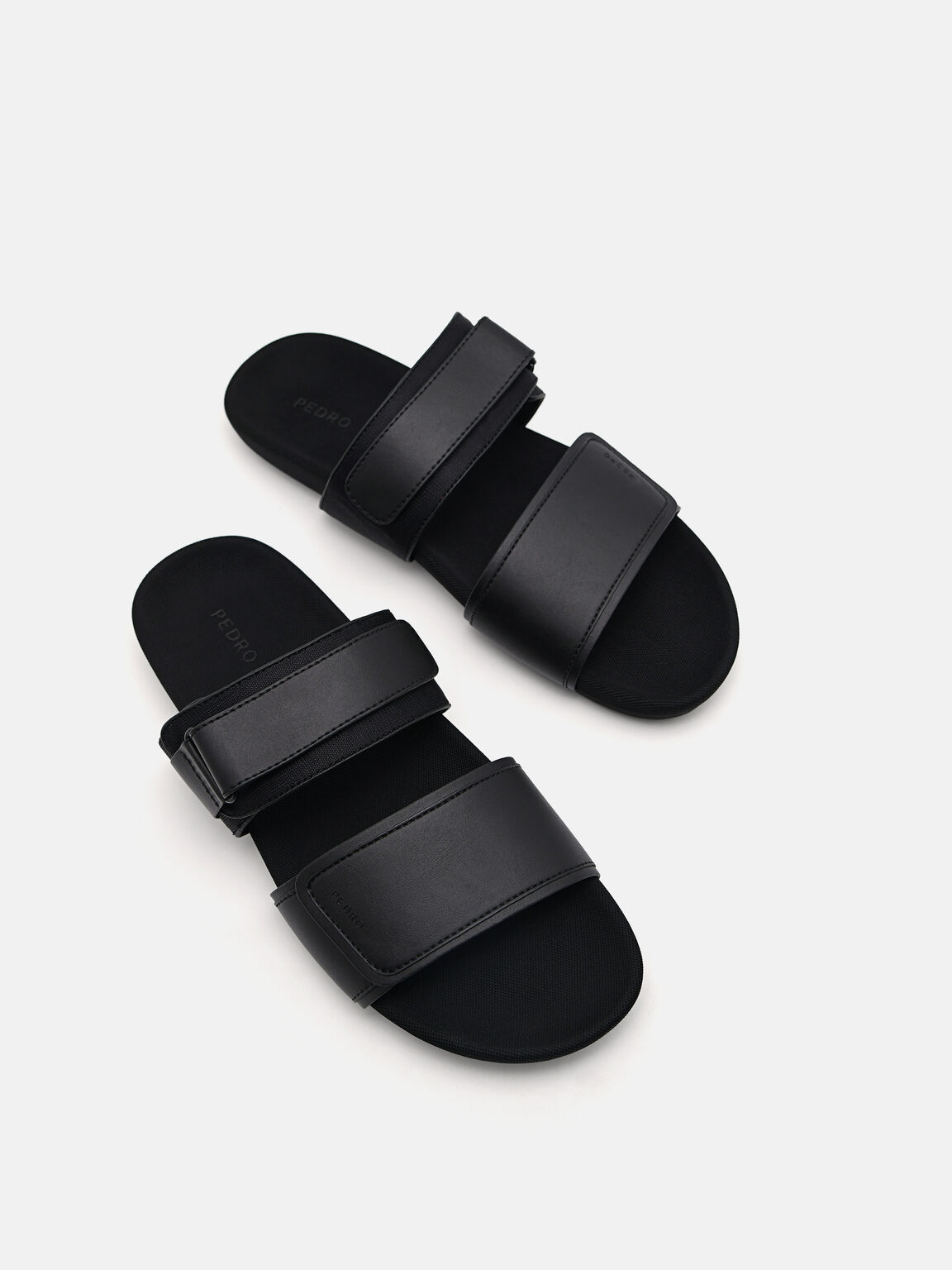 Double Strap Slide Sandals, 