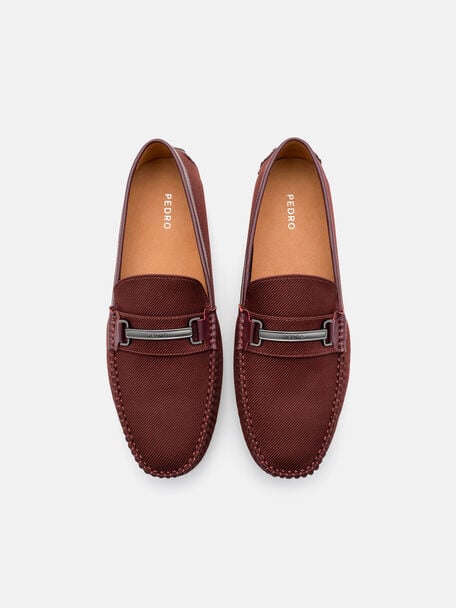 Sepatu Driving Horsebit Nilon, , hi-res