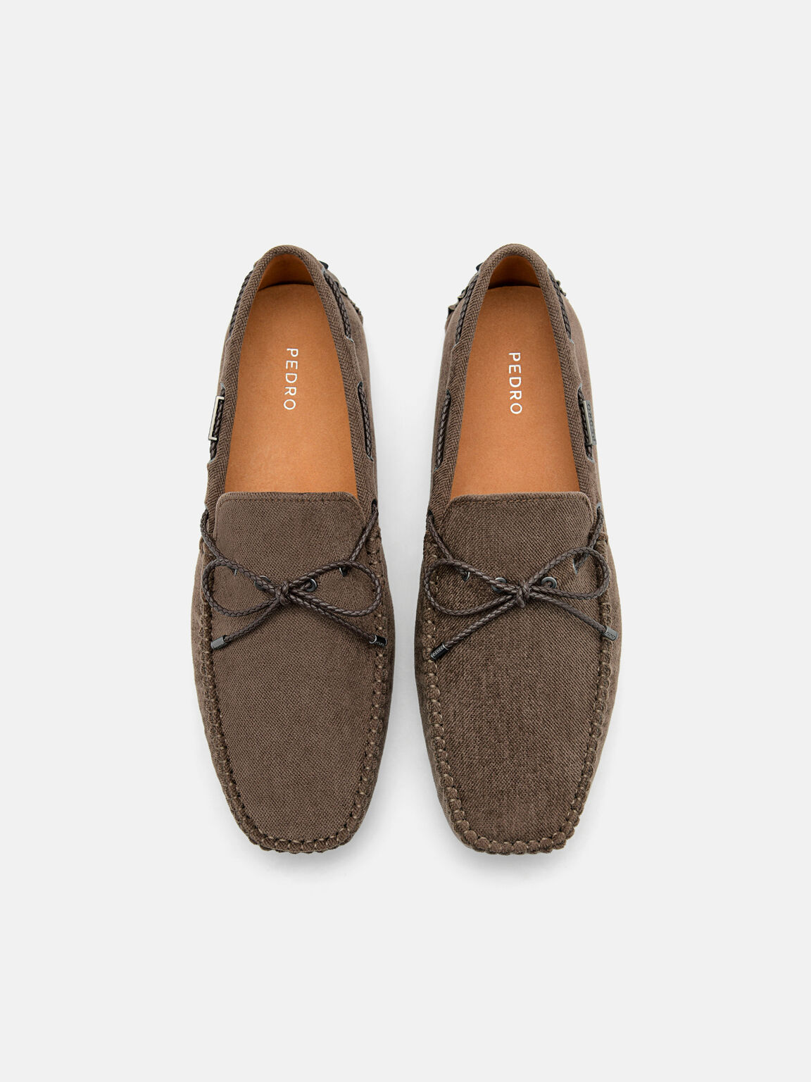Sepatu Driving Pita Corduroy, 