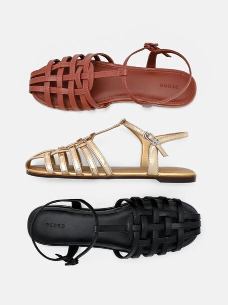 Talia Caged Sandals, 