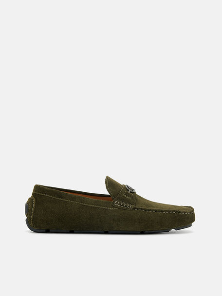 PEDRO Icon Sepatu Driving Suede Horsebit, 