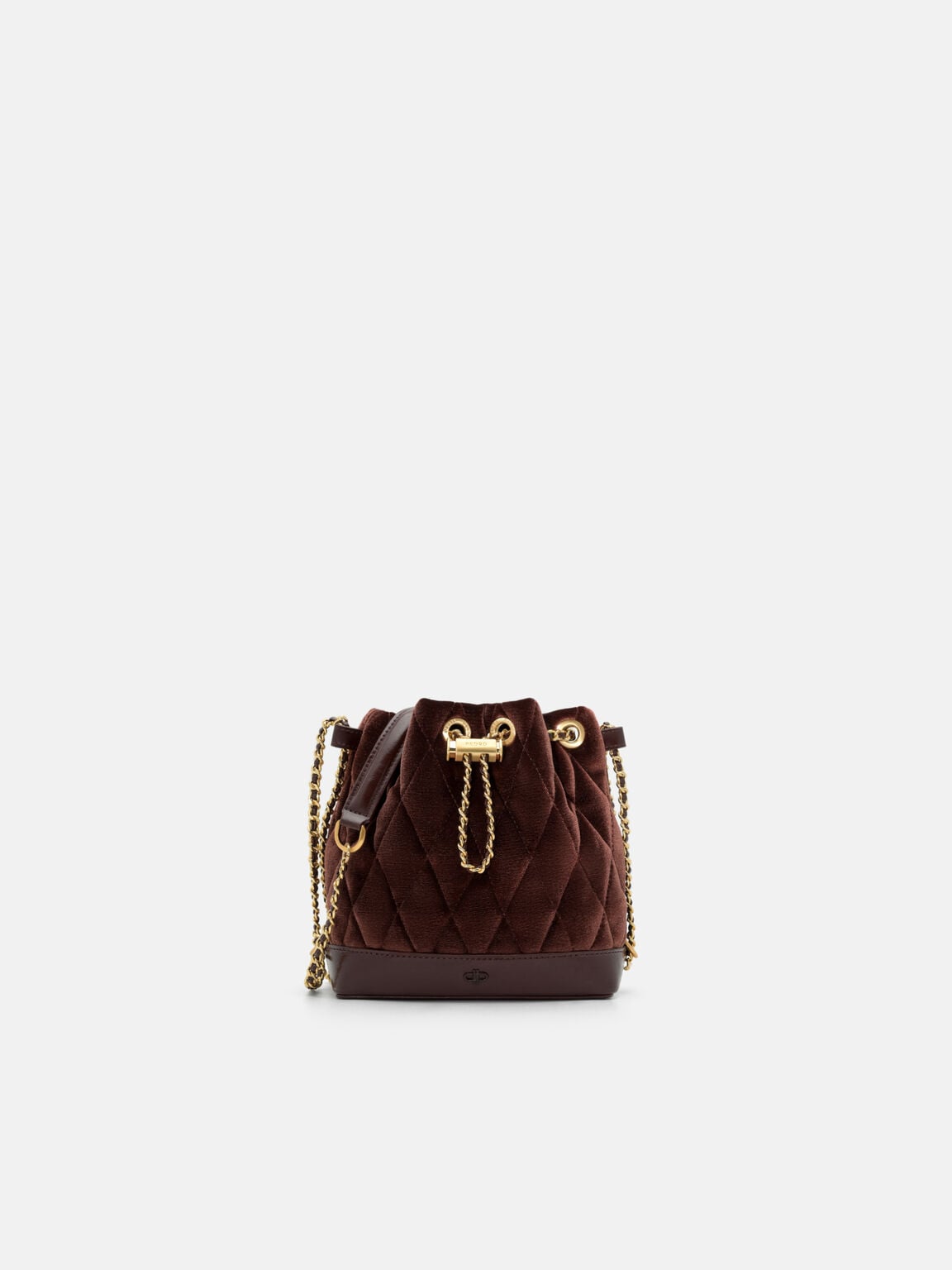 Tas Bucket Beludru Mini Leona, , hi-res