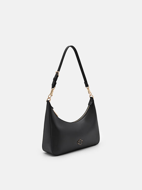 Leather Hobo Bag, , hi-res