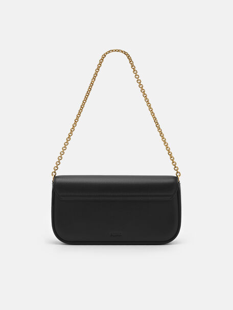 Tas Selempang Kulit Rantai, 