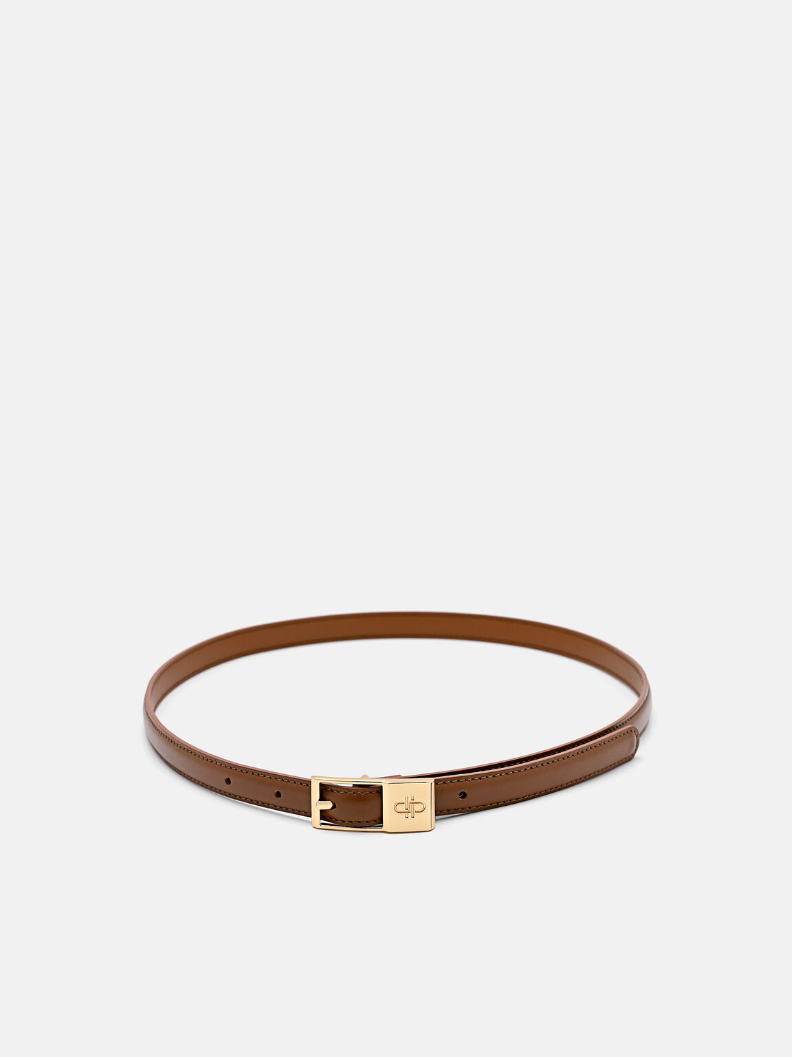 Leather Pin Belt, , hi-res