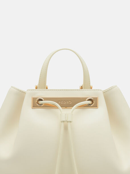 PEDRO Icon Leather Heel Sandals, Black