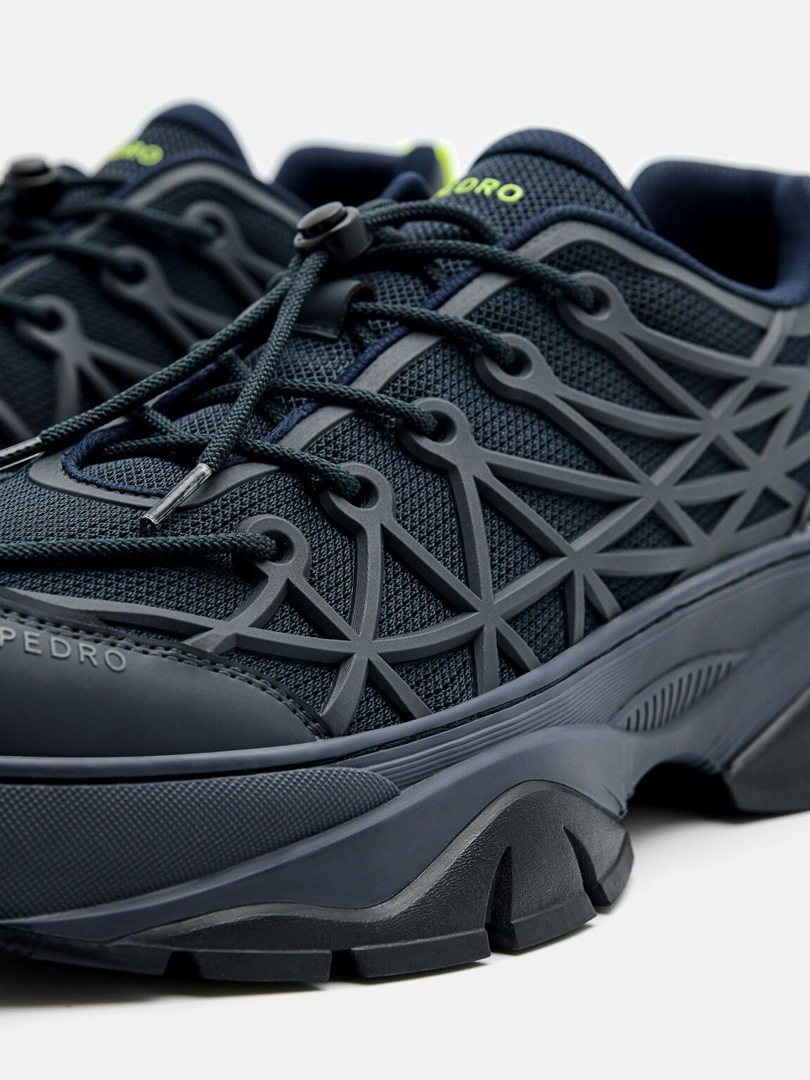 Hybrix Mesh Sneakers, Navy